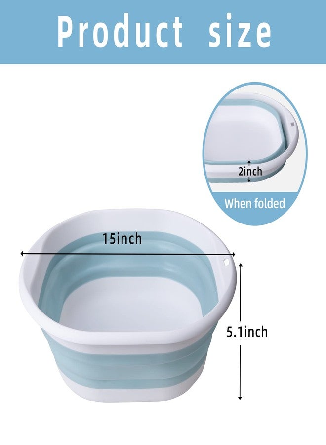 Tlswshsy Portable Pool Foot Bath,Collapsible Pool Foot Wash Basin Tub,Foot Bath Basin for Above Ground Swimming Pools Accessories - Image 2